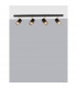 Pogno 4 Light Ceiling Spotlight Bar Sandy black Gold Aluminium LED GU10 4x10W-3