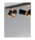 Pogno 4 Light Ceiling Spotlight Bar Sandy black Gold Aluminium LED GU10 4x10W-4