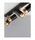Pogno 4 Light Ceiling Spotlight Bar Sandy black Gold Aluminium LED GU10 4x10W-5