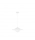 Fly Wire Frame Pendant Ceiling Light Matt White Metal LED E27-1