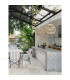 Marlo 48.5cm Dome Pendant Ceiling Light Natural Rattan Black Fabric Wire Base LED E27-2