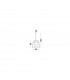 Marlo 30cm Dome Pendant Ceiling Light Natural Rattan Black Fabric Wire Base LED E27-5