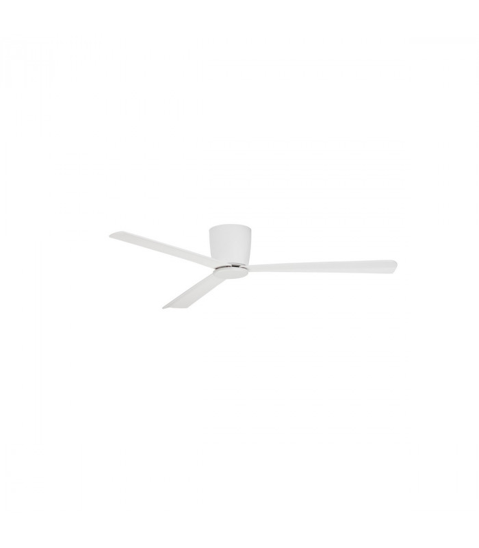 Dell Ceiling Fan Aluminium Matt White 3ABS Wood Blades-4