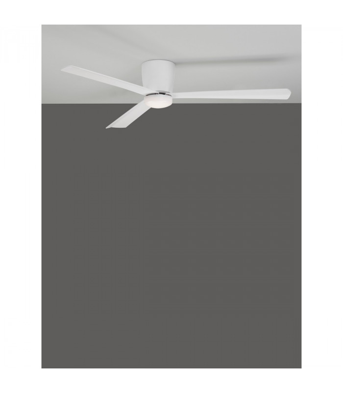 Dell Ceiling Fan Aluminium Matt White 3ABS Wood Blades-7