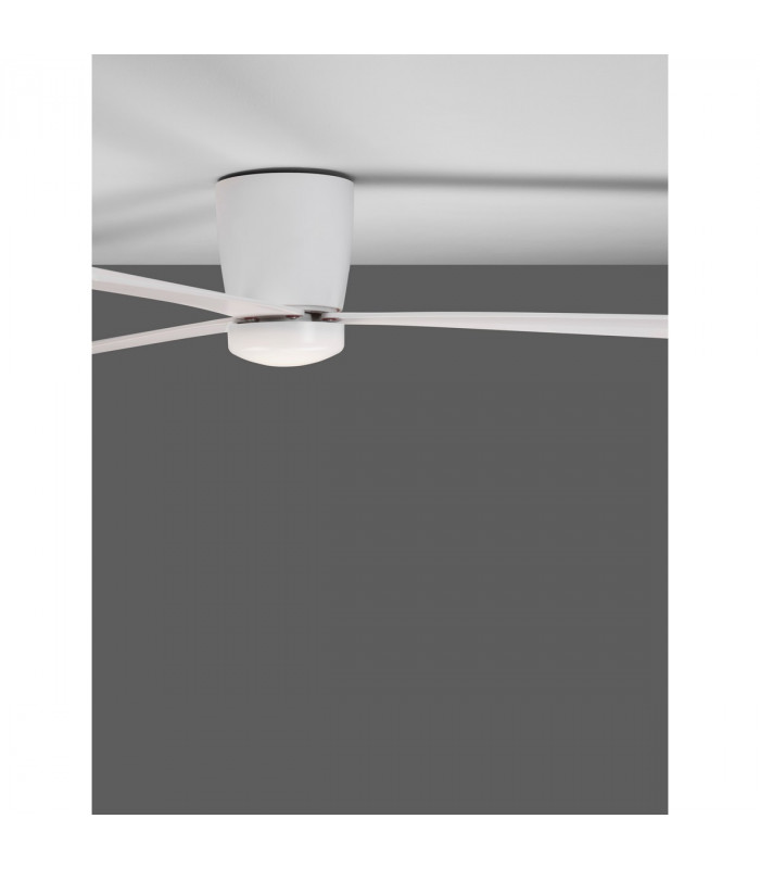 Dell Ceiling Fan Aluminium Matt White 3ABS Wood Blades-8