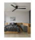 Dell Ceiling Fan Aluminium Matt Black 3ABS Wood Blades-2