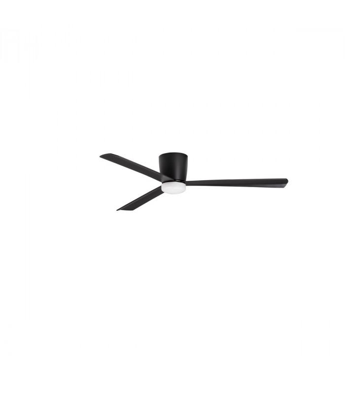 Dell Ceiling Fan Aluminium Matt Black 3ABS Wood Blades-4