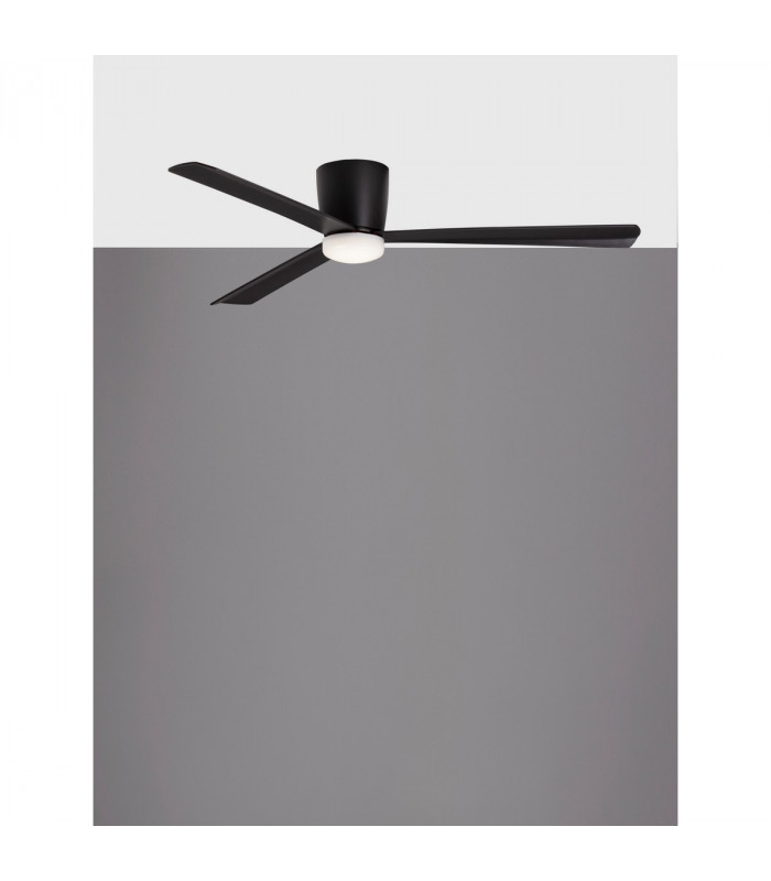 Dell Ceiling Fan Aluminium Matt Black 3ABS Wood Blades-7