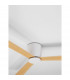 Dell Ceiling Fan Aluminium Wood & Matt White 3ABS Wood Blades-11