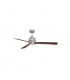 Axel Ceiling Fan Stainless Aluminium Teak Walnut Plywood-1