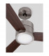 Axel Ceiling Fan Stainless Aluminium Teak Walnut Plywood-5