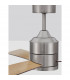 Axel Ceiling Fan Stainless Aluminium Teak Walnut Plywood-7