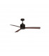 Axel Ceiling Fan Black Aluminium Black Walnut Plywood-1
