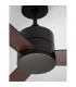 Axel Ceiling Fan Black Aluminium Black Walnut Plywood-4