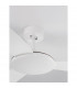Blaire Ceiling Fan Aluminium Matt White Glass 3ABS White Blades-3
