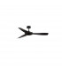 Blaire Ceiling Fan Aluminium Matt Black Glass 3ABS Black Blades-1