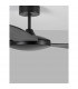 Blaire Ceiling Fan Aluminium Matt Black Glass 3ABS Black Blades-4