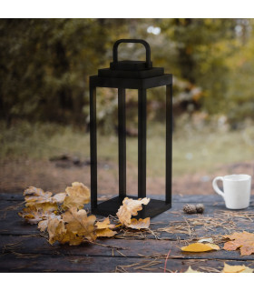 Portobello Portable Table Lamp Black Metal IP54-2