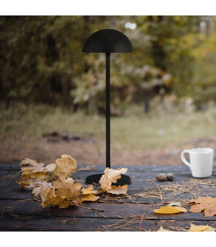 Portabello Portable Outdoor Table Lamp Black IP54-3