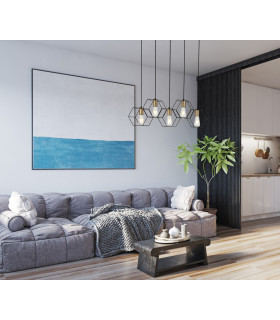 Aina Modern 5 Light Bar Pendant Ceiling Light E27-3