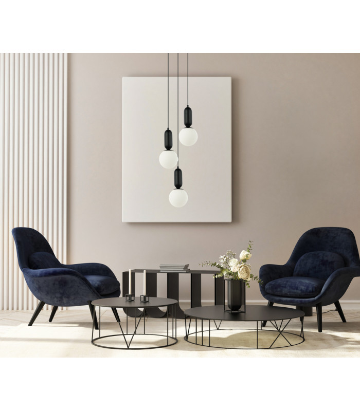 Aldeva Modern 3 Light Cluster Pendant Ceiling Light E27-3