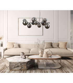 Canello Modern 10 Light Bar Pendant Ceiling Light G9-3