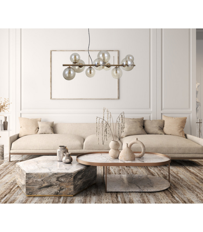 Canello Modern 10 Light Bar Pendant Ceiling Light G9-3