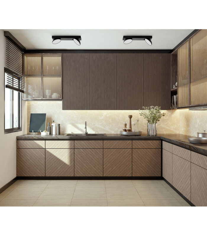 Castelio Modern Twin Ceiling Spotlight LED 4000K-3