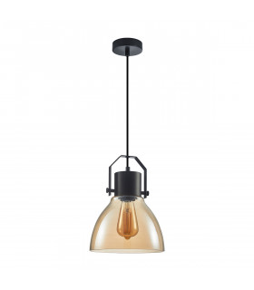Darlena Industrial Retro 1 Light Dome Pendant Ceiling Light E27-1