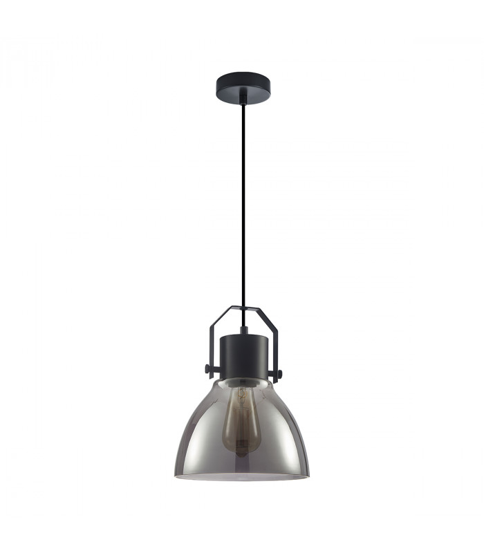 Darlena Industrial Retro 1 Light Dome Pendant Ceiling Light E27-1