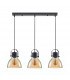 Darlena Industrial Retro 3 Light Bar Pendant Ceiling Light E27-1