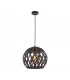 Hilo Modern 1 Light Wire Frame Pendant Ceiling Light E27-1