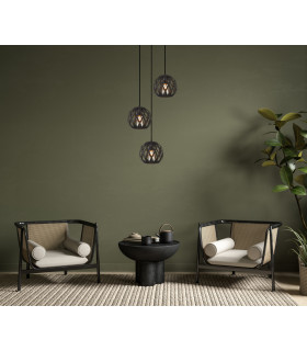 Hilo Modern 3 Light Cluster Pendant Ceiling Light E27-3
