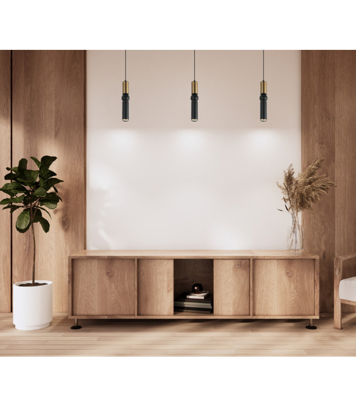 Isidora Modern 1 Light Slim Pendant Ceiling Light GU10-3