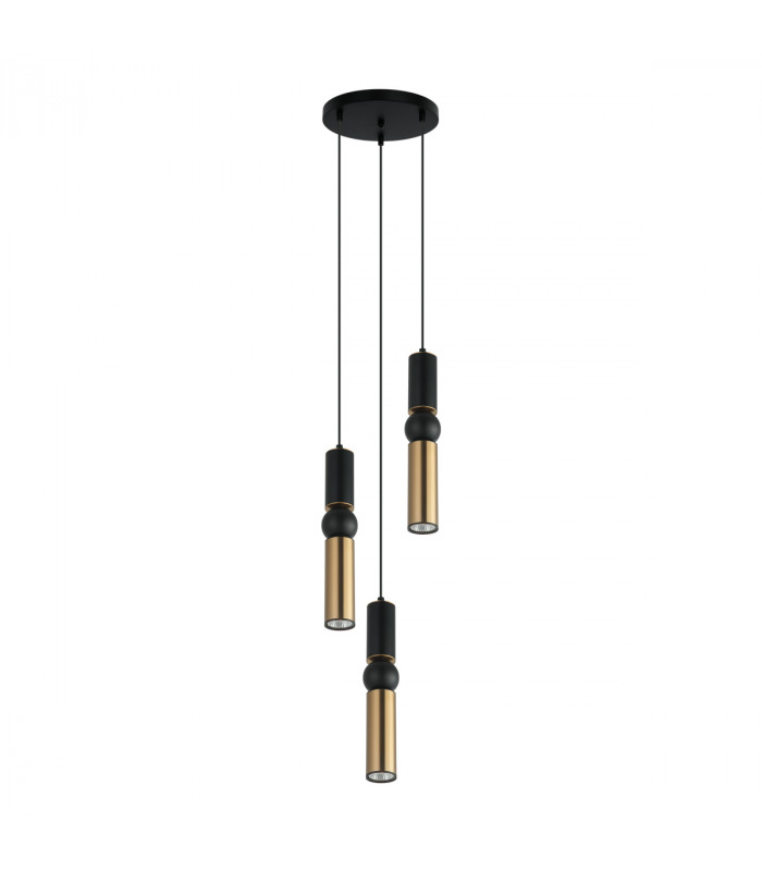 Isidora Modern 3 Light Cluster Pendant Ceiling Light GU10-1