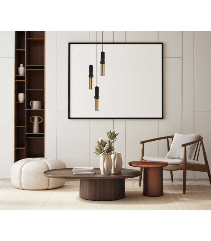 Isidora Modern 3 Light Cluster Pendant Ceiling Light GU10-3