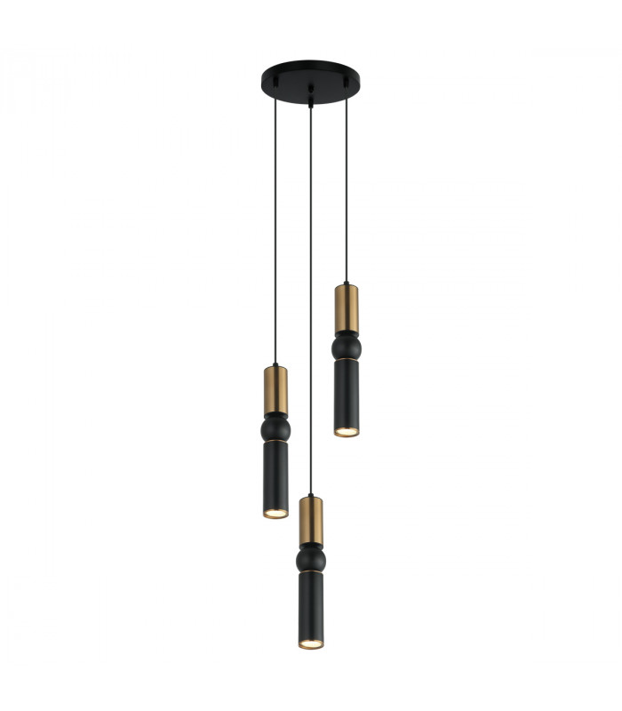 Isidora Modern 3 Light Cluster Pendant Ceiling Light GU10-2