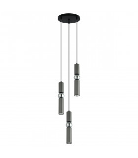 Isidora Modern 3 Light Cluster Pendant Ceiling Light GU10-1