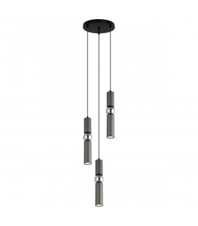 Isidora Modern 3 Light Cluster Pendant Ceiling Light GU10-2