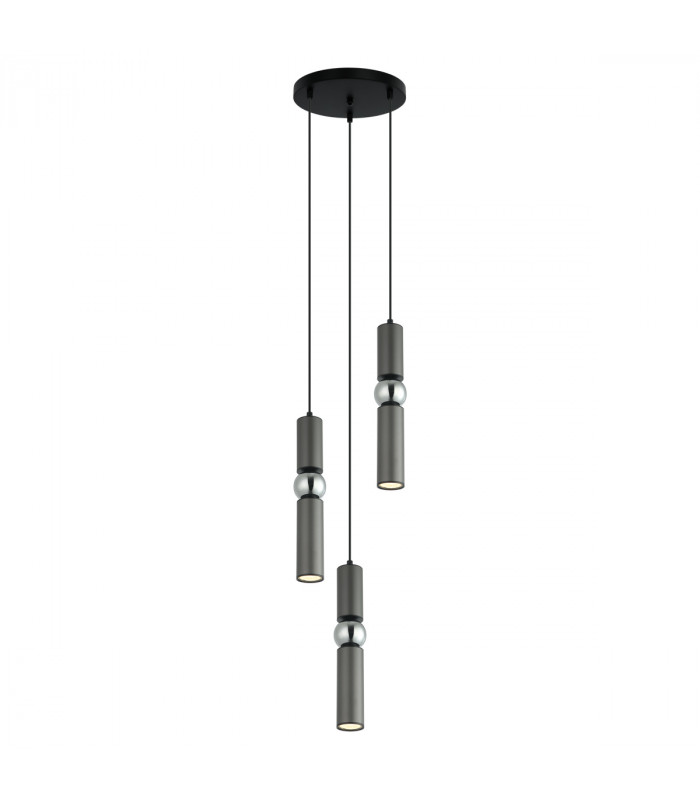 Isidora Modern 3 Light Cluster Pendant Ceiling Light GU10-2