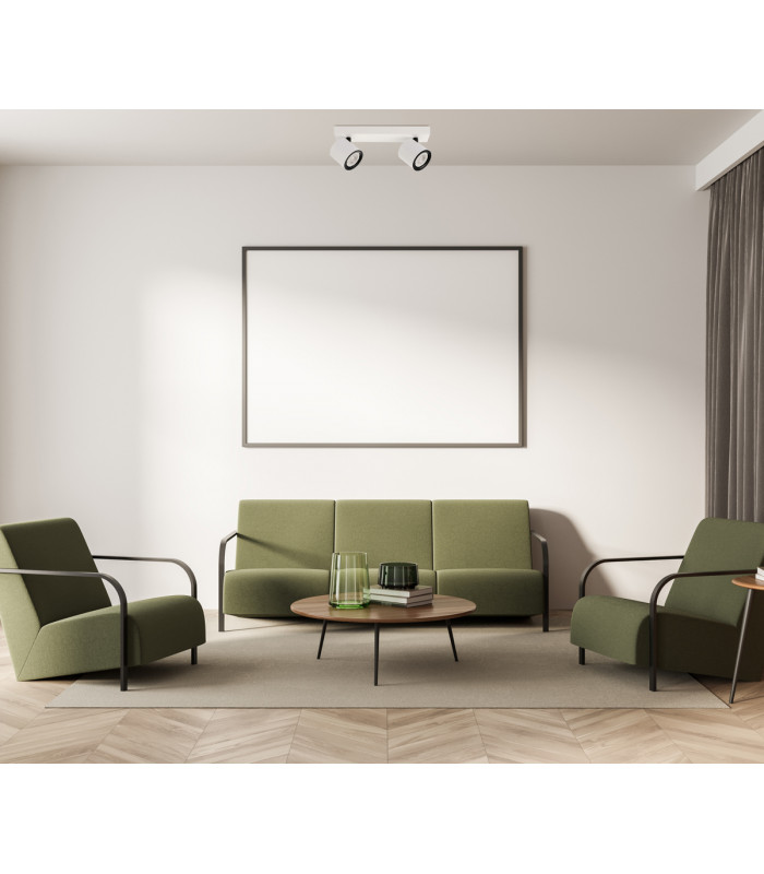 Karlota Modern Twin Ceiling Spotlight GU10-3