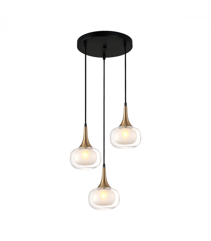 Konila Modern 3 Light Cluster Pendant Ceiling Light G9-1