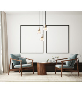 Konila Modern 3 Light Cluster Pendant Ceiling Light G9-3
