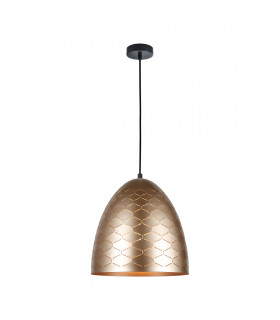Leilani Modern 1 Light Dome Pendant Ceiling Light E27-1