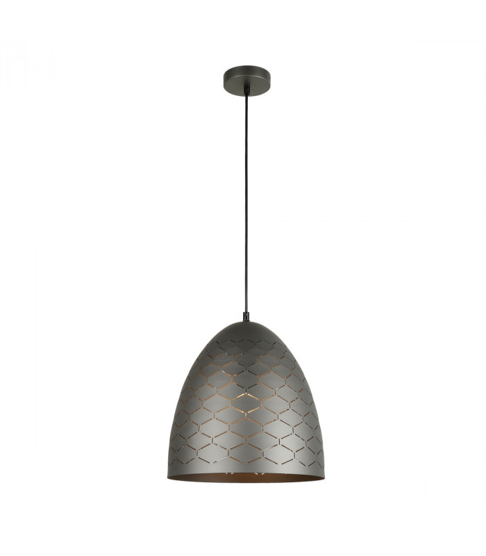 Leilani Modern 1 Light Dome Pendant Ceiling Light E27-1