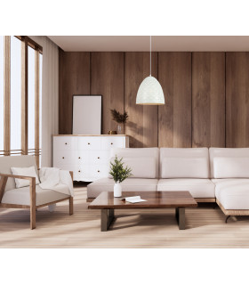 Leilani Modern 1 Light Dome Pendant Ceiling Light E27-3