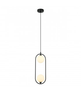 Lupus Modern 2 Light Globe Pendant Ceiling Light G9-1