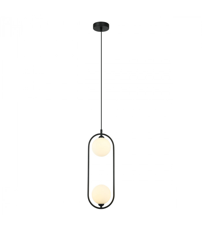 Lupus Modern 2 Light Globe Pendant Ceiling Light G9-1