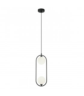 Lupus Modern 2 Light Globe Pendant Ceiling Light G9-2