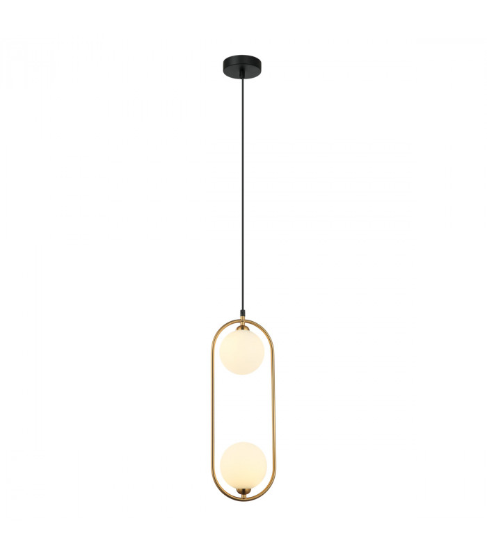 Lupus Modern 2 Light Globe Pendant Ceiling Light G9-1